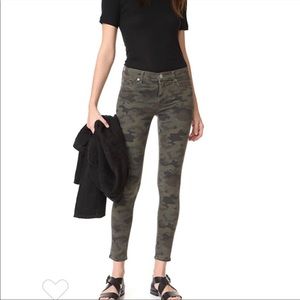 Hudson Nico Mid Rise Ankle Jeans In Camo
